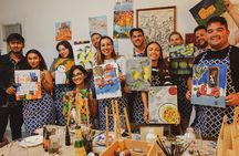 Italian Paint and Wine Experience, Tipsy art class in Rome