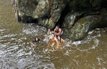 Rainforest Adventure Hike to Waterslide and waterfalls 