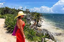 Guided tour to Tulum & Cobá ruins + Cenote + Buffet + PDC