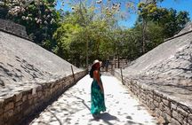 Tour to Coba Tulum and Cenote with Buffet from Tulum