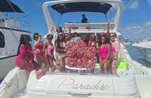 Isla Mujeres snorkeling tour on Exclusive 46ft Yacht in Cancun