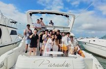 Isla Mujeres snorkeling tour on Exclusive 46ft Yacht in Cancun