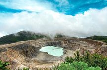 From San José: Poás Volcano Crater, Coffee Tour and Breakfast