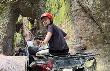 BALI ATV Kuber Through Historic Tunnel and Scenic Waterfalls