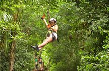 Shared Adventure Tour in Puerto Morelos with Ziplines and Horses