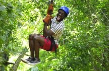 Shared Adventure Tour in Puerto Morelos with Ziplines and Horses