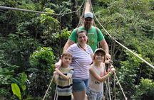 Roatan Zipline through the Forest ATV and Snorkeling Tour 