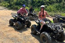 Roatan Zipline through the Forest ATV and Snorkeling Tour 