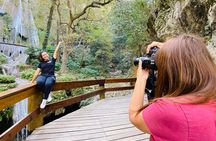 Tour "Cola de Caballo Waterfalls", With guide, transfer and tickets