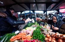 Food Tasting at Locals Favorite Farmers Market in Belgrade