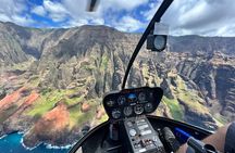 R44 Private Tour of Kauai Doors OFF