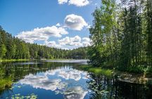 Helsinki: Nuuksio National park hiking with campfire lunch