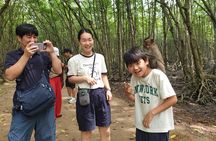 Full Day Monkey Island Tour with Canoe in Can Gio Mangrove Forest