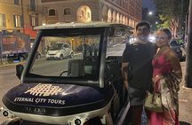 Twilight Magic: Private Golf Cart Tour of Rome with Aperitivo