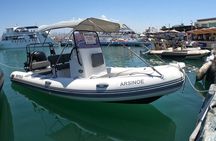 Self Drive Boat Hire in Latchi with transfer option from Paphos 