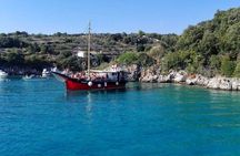 Uninhabited Island Discover Plavnik with a Pirate Ship