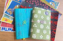 Japanese paper Notebook and Mizuhiki Belt and bookmark Workshop