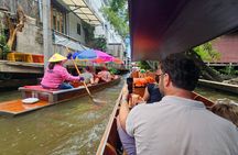 Damnoen Saduak Famous Floating Market and Mea Klong Railway Tour