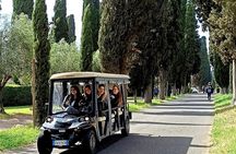 Rome: Appian Way Catacombs Guided Tour with Golf Cart Shuttle