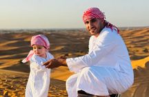 Dubai Desert Safari BBQ & Shows & Quad & Camel Ride & Falcon Pics