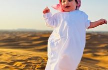 Dubai Desert Safari BBQ & Shows & Quad & Camel Ride & Falcon Pics