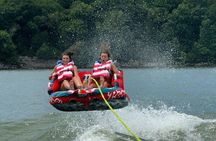 30ft Double Decker Triple Slide Party Boat with Captain up to 22