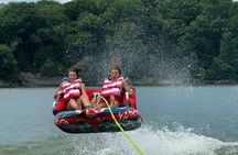25ft Pontoon Party Boat w/ Captain up to 12 people (3 hrs)