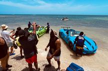 Customized Jet-Car with Bamboo rafting 