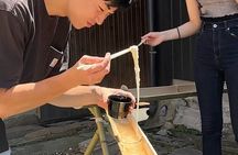 Summer Fun with Flowing Noodles