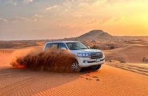 Morning Desert Safari with Camel Riding and Sand boarding 