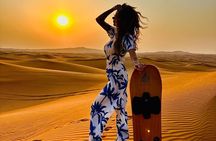 Morning Desert Safari with Camel Riding and Sand boarding 