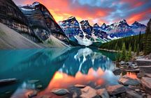 Banff/Canmore Shuttle to Moraine Lake and Lake Louise(1.5h each)