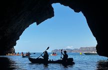 Kayak route through Cala Granadella