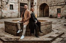 Barcelona Gothic Quarter cinematic photoshoot