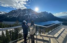 Moraine Lake,Lake Louise,Emerald& Peyto Lake 4 lakes from Calgary