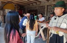 Latitude Zero, Volcano view with Indigenous Ritual Close to Quito