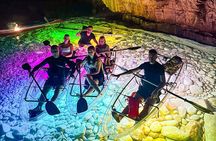 Pula: Sunset/Night-time Illuminated Transparent Kayak Cave Tour