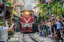 Vespa City Tour &Train Street Female With Ao Dai Riders 4,5 Hours