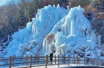 Eobi Ice Valley, Nami Island, Morning Calm and Rail Bike Seoul