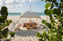 Aruba Eagle Beach Romantic Sunset Picnic in a Luxury Cabana