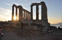 Private Tour Athens Riviera Sounio Temple Poseidon with Swimming 