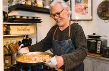 Private Cava Sabrage and Paella Class in Barcelona