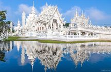 Chiang Rai White and Blue Temples with Lalitta Cafe