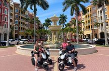 Electric Moped Tour of Naples Florida Family Fun and Easy To Ride