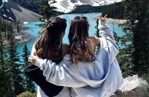 Moraine Lake, Lake Louise, Banff Town, Bow Falls from Calgary
