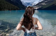 Moraine Lake, Lake Louise, Banff Town, Bow Falls from Calgary