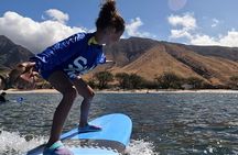 Private Family Surf Lessons on the West Side of Maui 