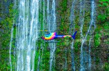 Kohala Coast Volcano Waterfalls-90 Min Heli Tour-Doors Off or On