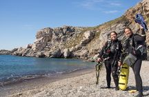Research diving with a Marine Biologist in Crete