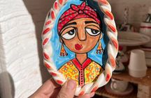 Lamsaty Ceramic painting class, Marrakech